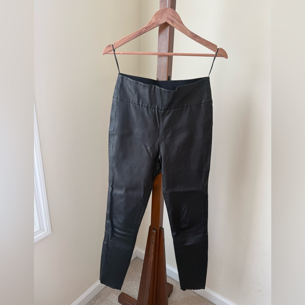 PAIGE Black Women's leather pants